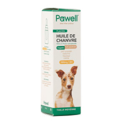 Huile CBD pour chien | 5% / 500mg Taille moyenne | 10-20kgs | 10ml