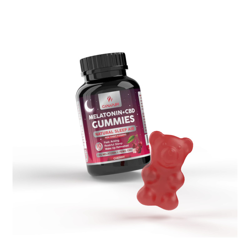 Gummies Melatonin+CBD - Cherry canapuff