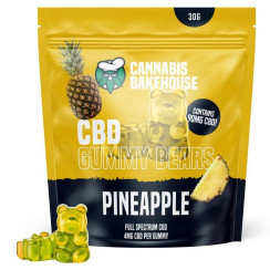 Gummies CBD Bakehouse- ananas, 22 pièces x 4 mg de CBD