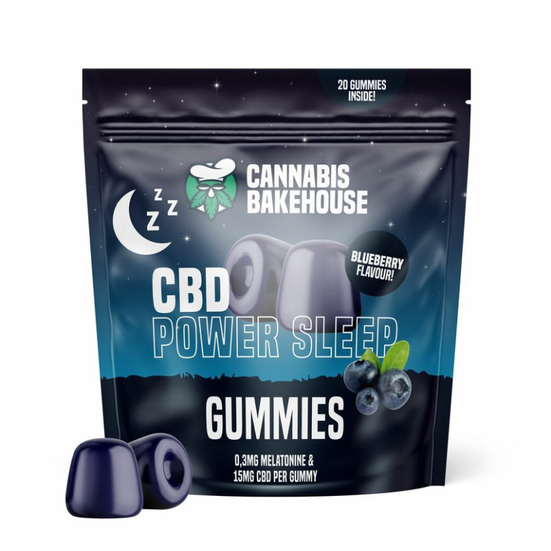 GUMMIES CBD Bakehouse Power Sleep 300 mg, 20 pièces x 15 mg CBD