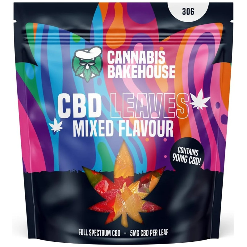 Gummies CBD LEAVES MIXED FLAVOUR 90 mg – 18 pièces x 5 mg